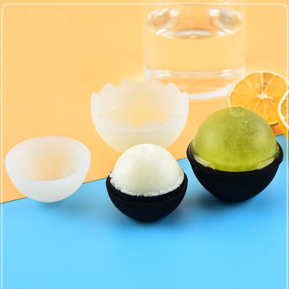 Ice-Cube Ball Brick Maker Tray Round Plastic Mold Bakeware Mi24559