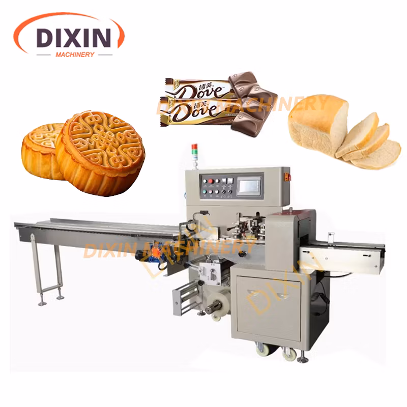 Automatic Flow Pack Packaging Machine for Ice Popsicle/ Ice Cube/Ice Cream Emballage Pillow Wrapping Machine