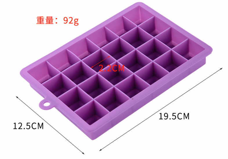 Easy Release Silicon Mold Ice Cube Trays Silicone with Lids Ice Cube Molds