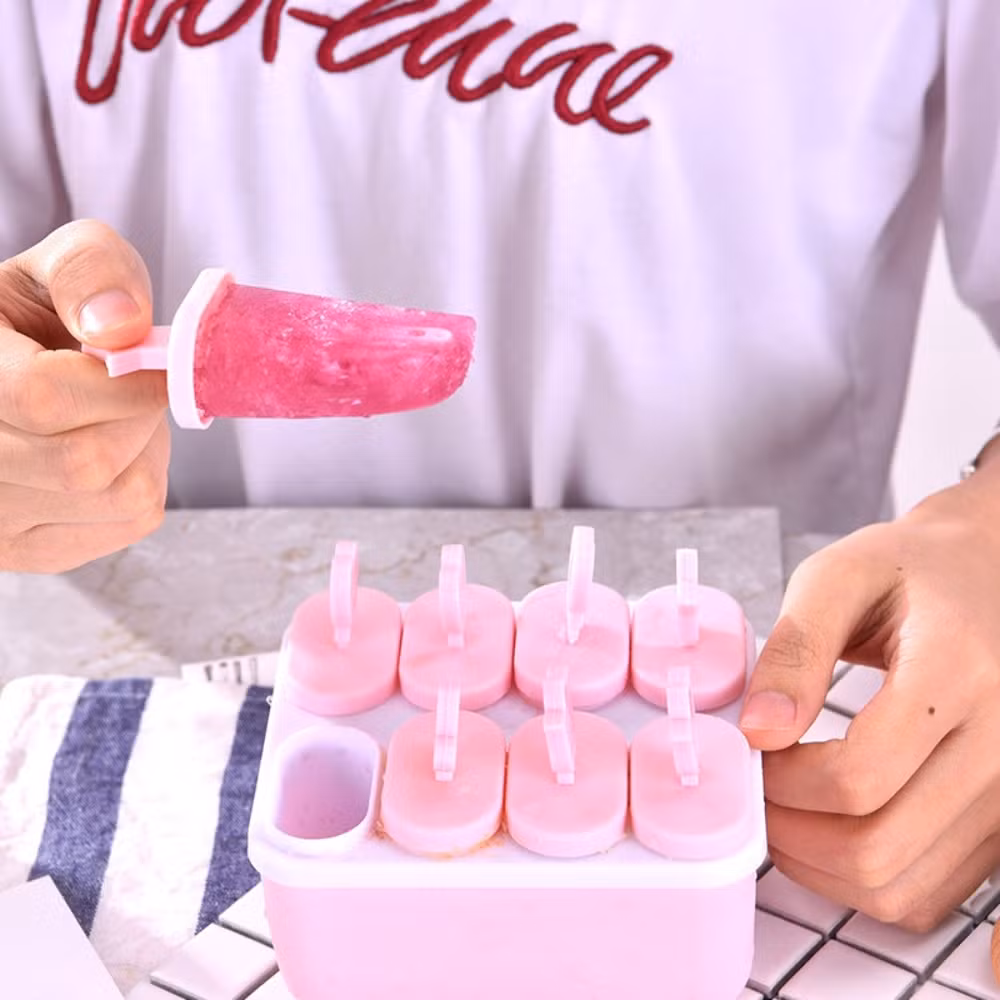 Mold Maker Reusable DIY Ice Pop Mold Tray Homemade Popsicle Mi24387