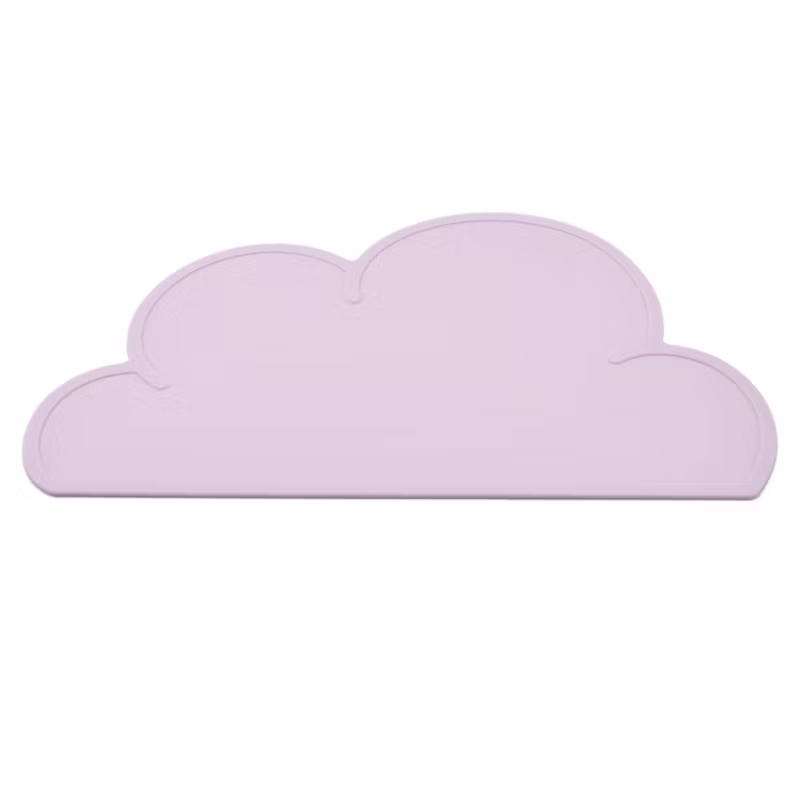 Factory Wholesale Colorful Cloud Silicone Placemats for Dining Table