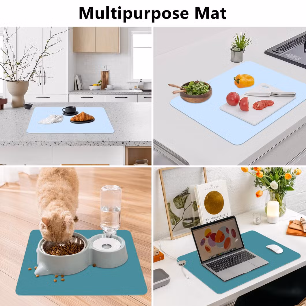 Heat-Resistant Pad Silicone Table Plate Mat Placements for Dining Table