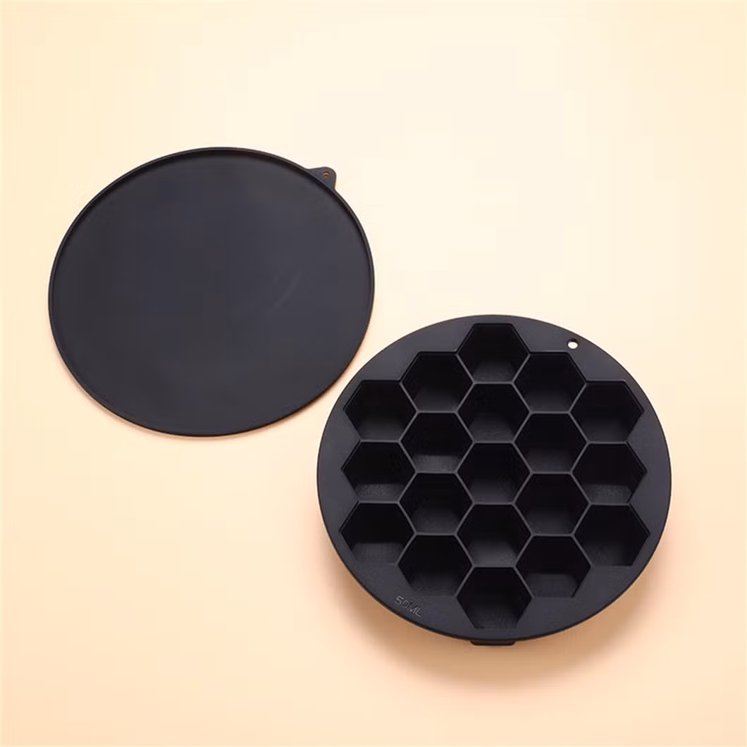 China Factory Manufacturer FDA Honeycomb Rubber Mold Silicone Ice Cube Tray