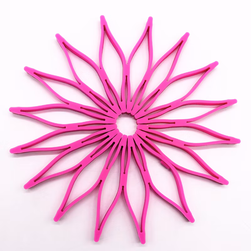 Heat Resistant Hollow Square Silicone Trivet for Kitchen Hot Pots and Pans