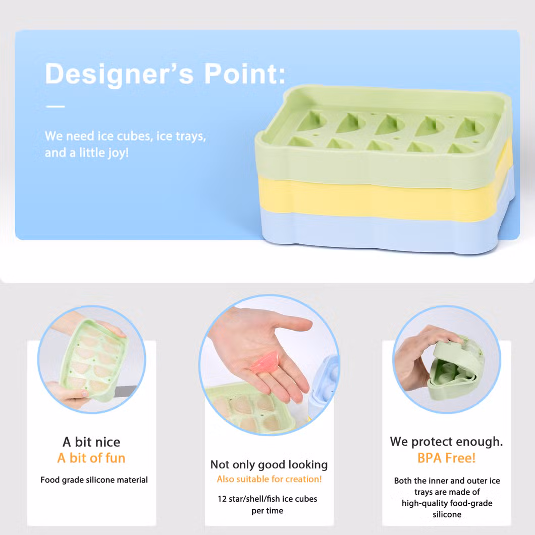 High Quality Reusable Popsicle Molds Summer Creative Silicone Ice Cube