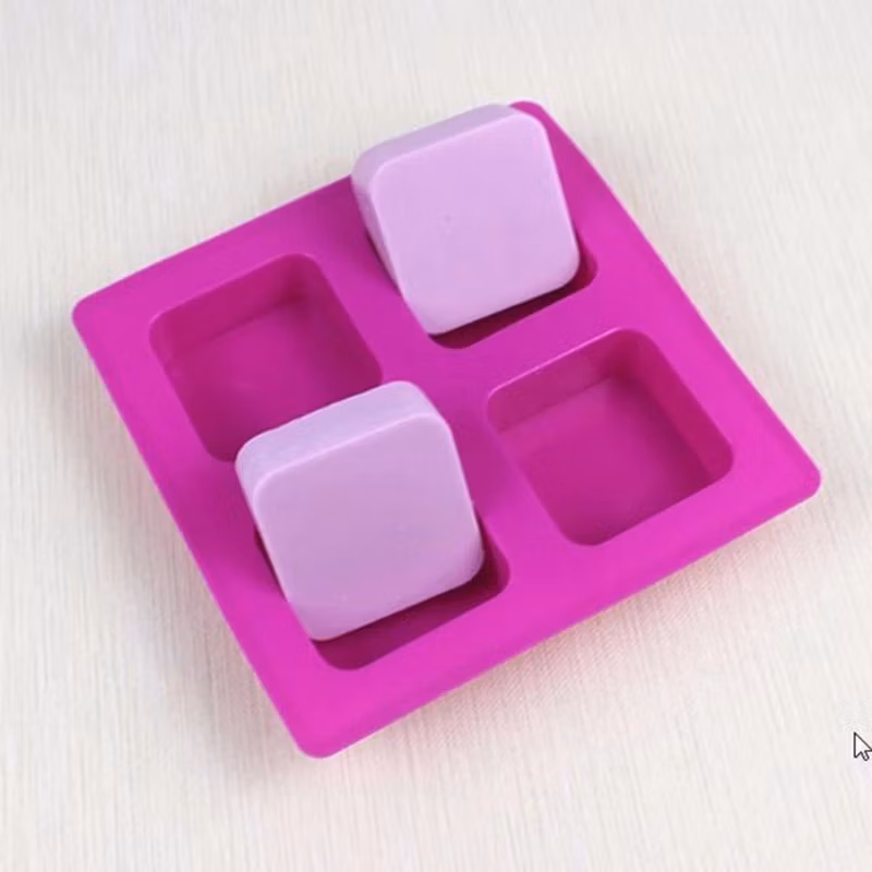Silicone Soap Molds Cake Baking Pan Ice Mold Cube Tray