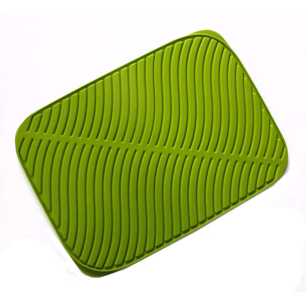 Heat Resistant Placemat Silicone Drain Drying Dish Pad Dish Drying Mat