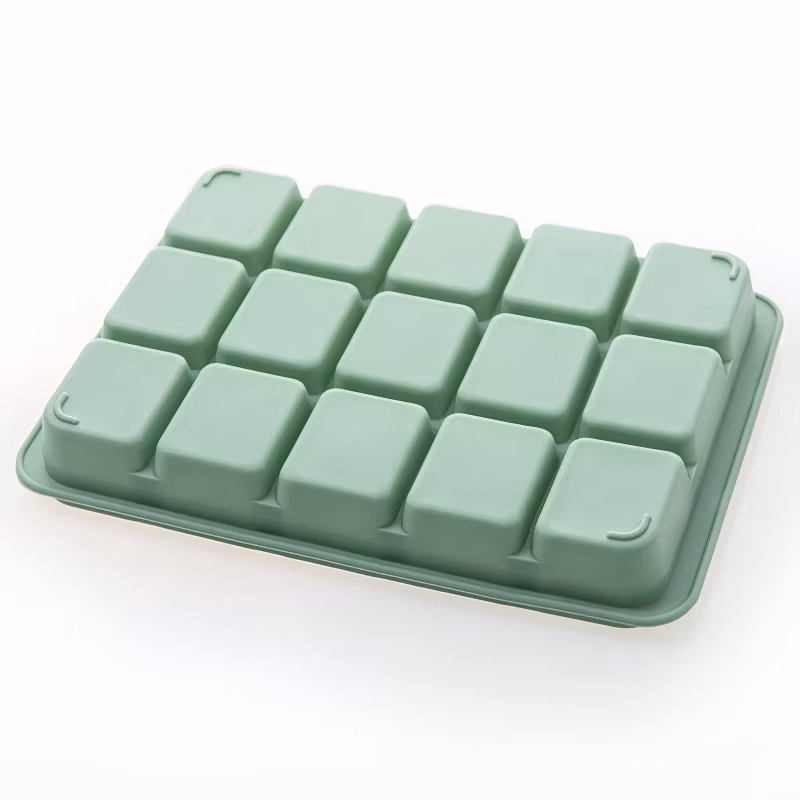 Silicone Ice Mold Ice Cube Tray 15 Cavities with Lid