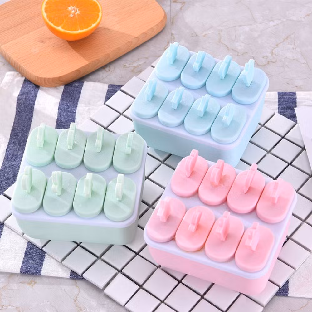 Mold Maker Reusable DIY Ice Pop Mold Tray Homemade Popsicle Mi24387