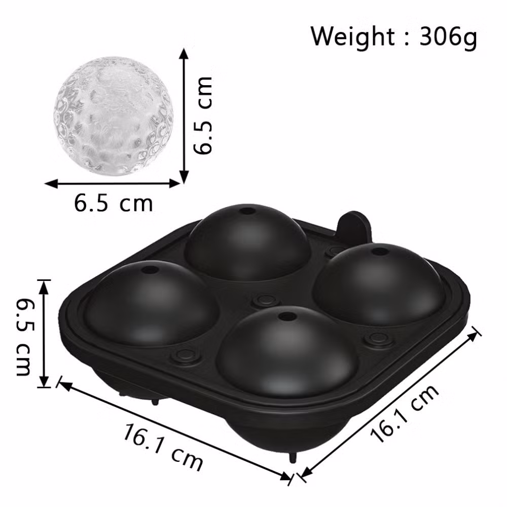 Ice Cube Tray Silicone Maker Round Ball Mi27012