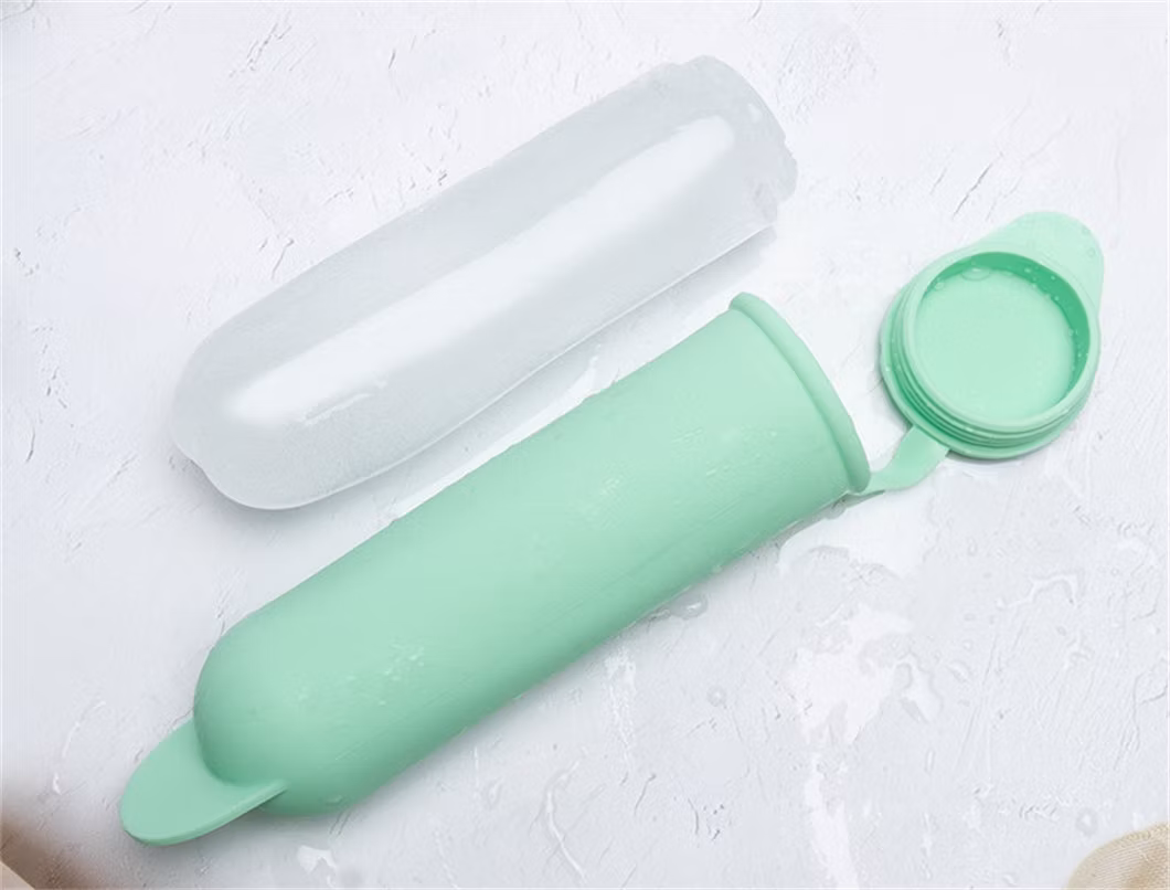 Wholesale Food Grade Easy Clean Release Popsicle Mold Silicone Ice Lolly Moulds