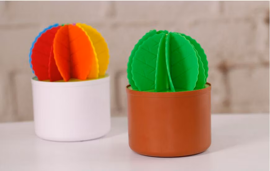 Cactus Bonsai Coaster Set Table Decoration Multifunctional Silicone Coaster Place Mat