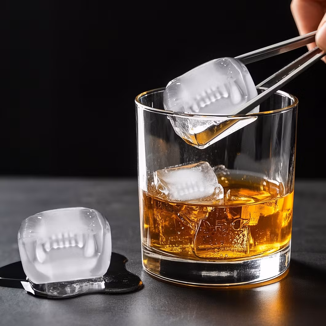 Hot Sale BPA Free Silicone Ice Cube Tray Molds Freezer with Lid