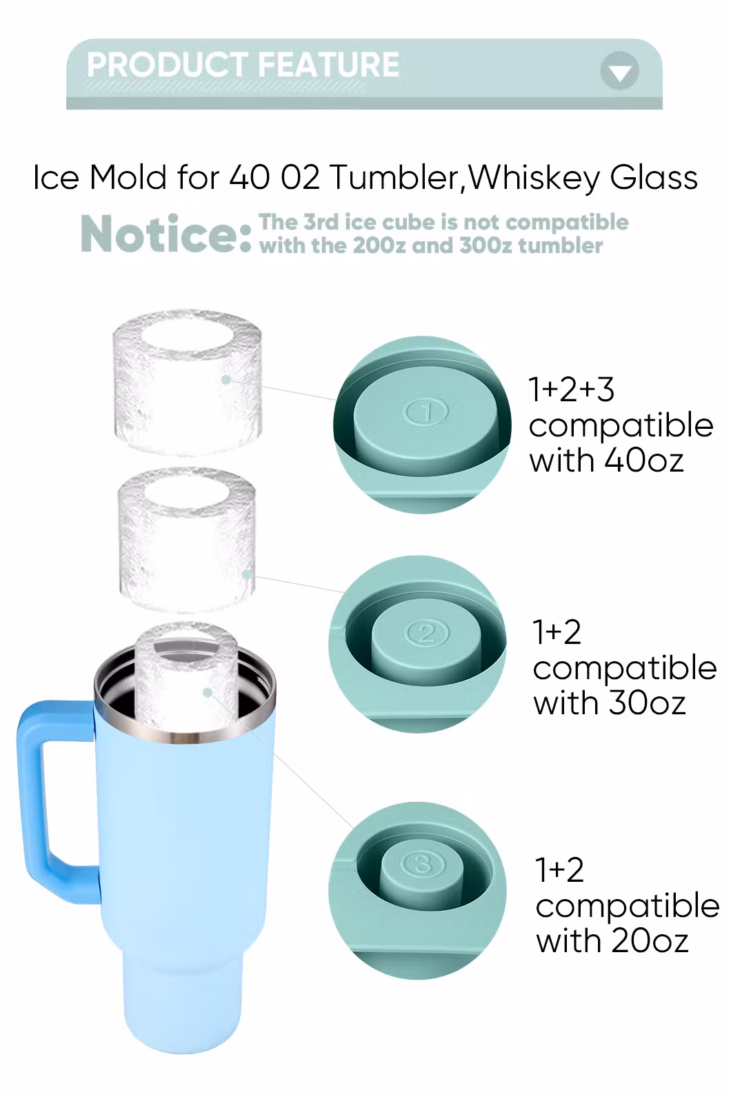 Customized Color Ice Cube Dish Washer Safe BPA Free Soft Silicone Ice Tray
