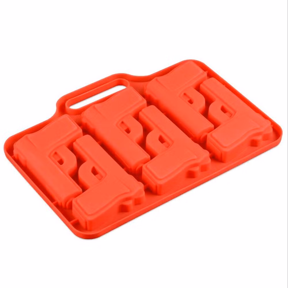Custom Food Grade Silicone Gun Frozen Mold Ice Cube Tray