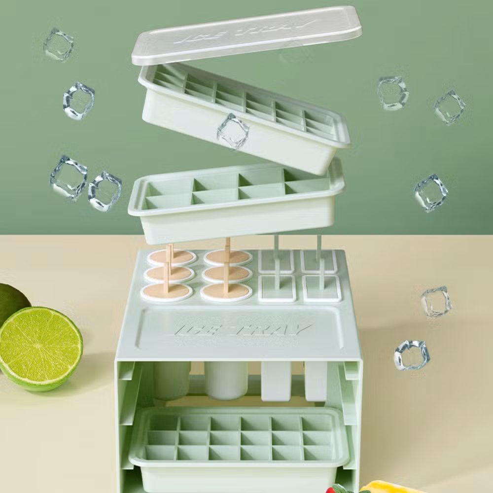 Ice Cube Tray with Popsicle Molds Bl27772