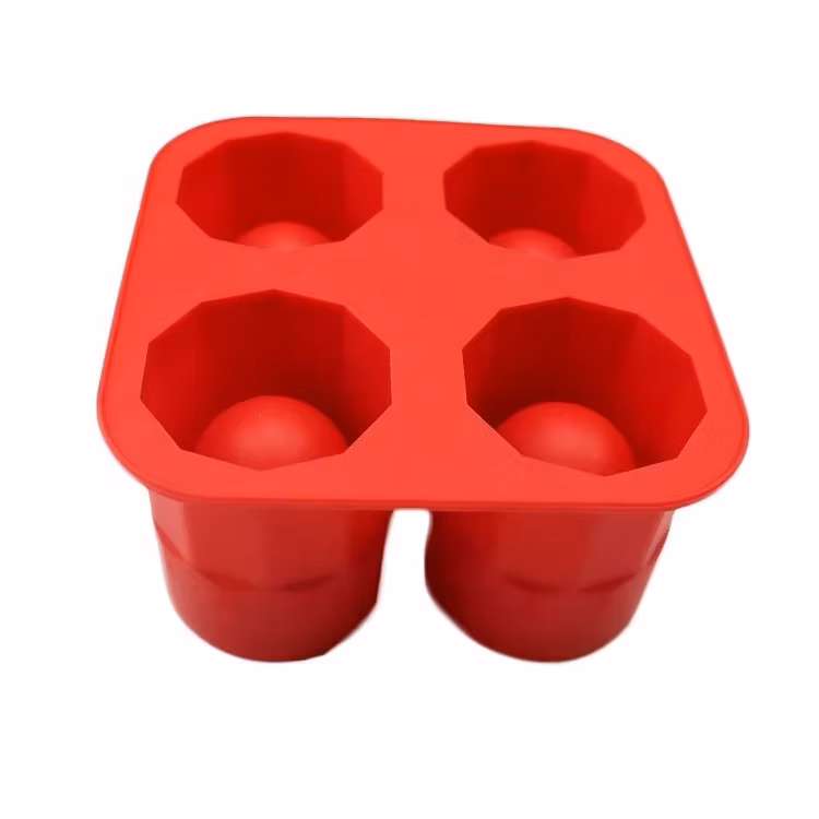 Silicone Release Reusable Sphere Ice Ball Maker Silicone Ice Mold
