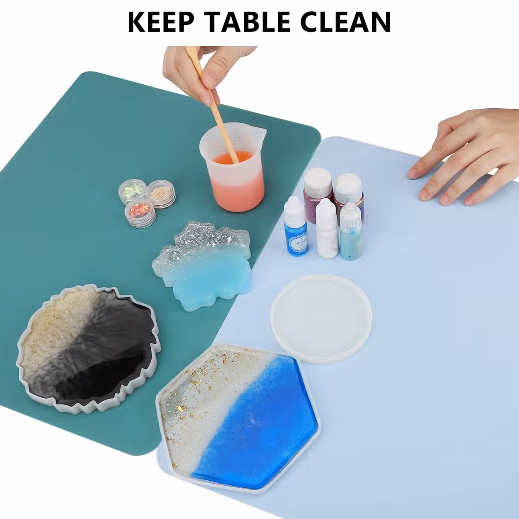 Heat-Resistant Pad Silicone Table Plate Mat Placements for Dining Table