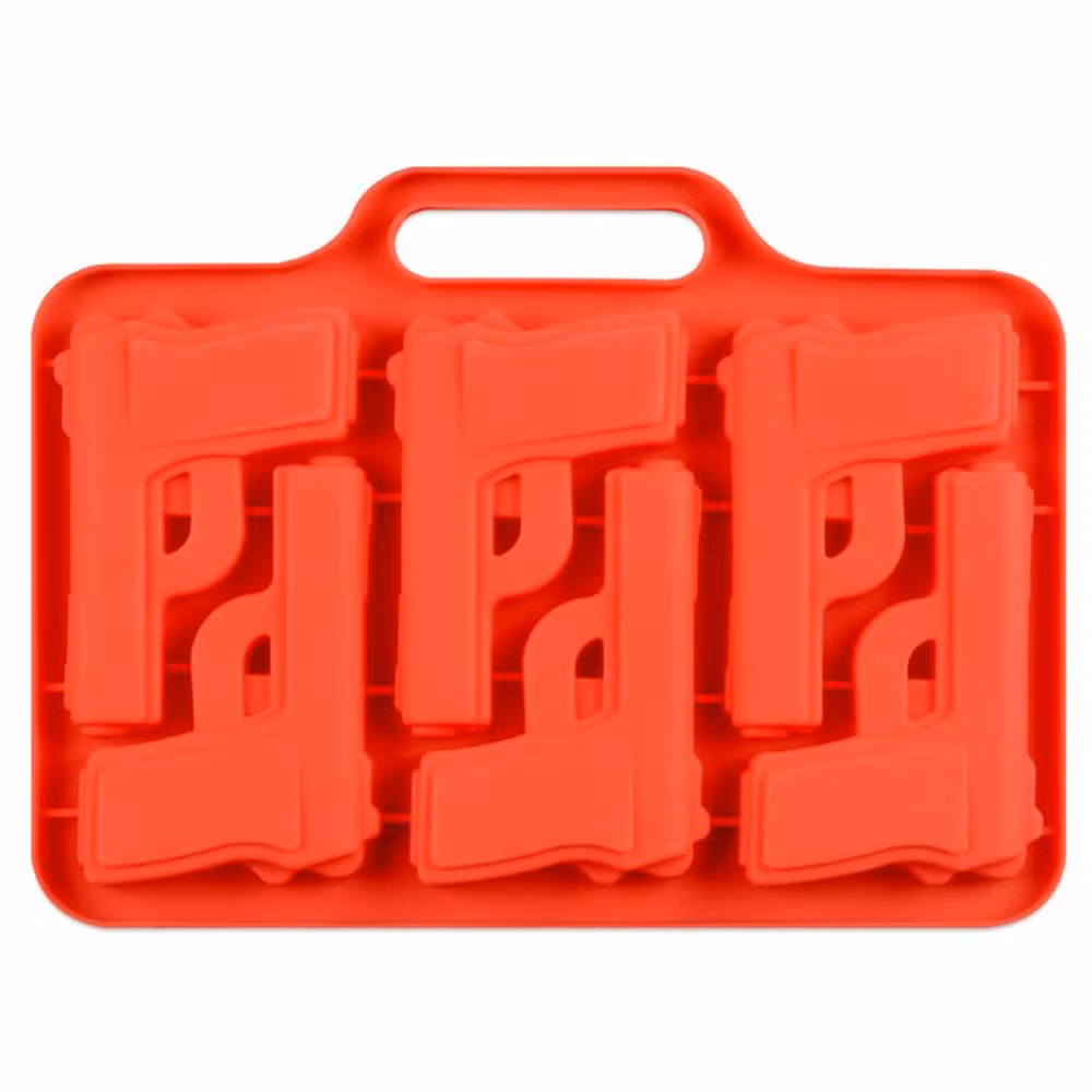 Custom Food Grade Silicone Gun Frozen Mold Ice Cube Tray