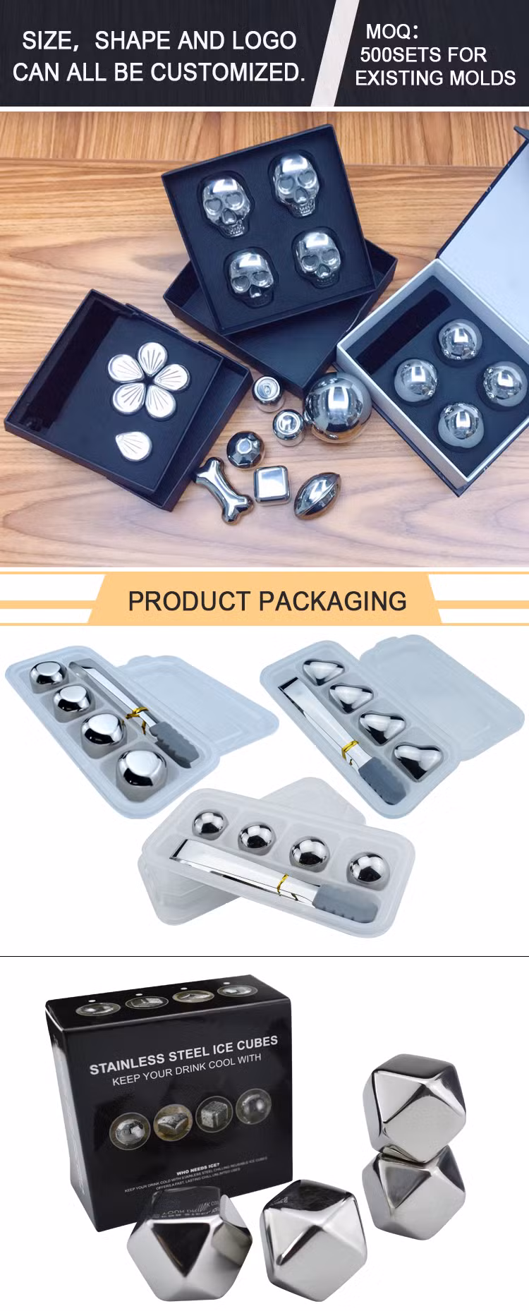 China Factory Directly Supply Bar Accessory Whiskey Ice Cube