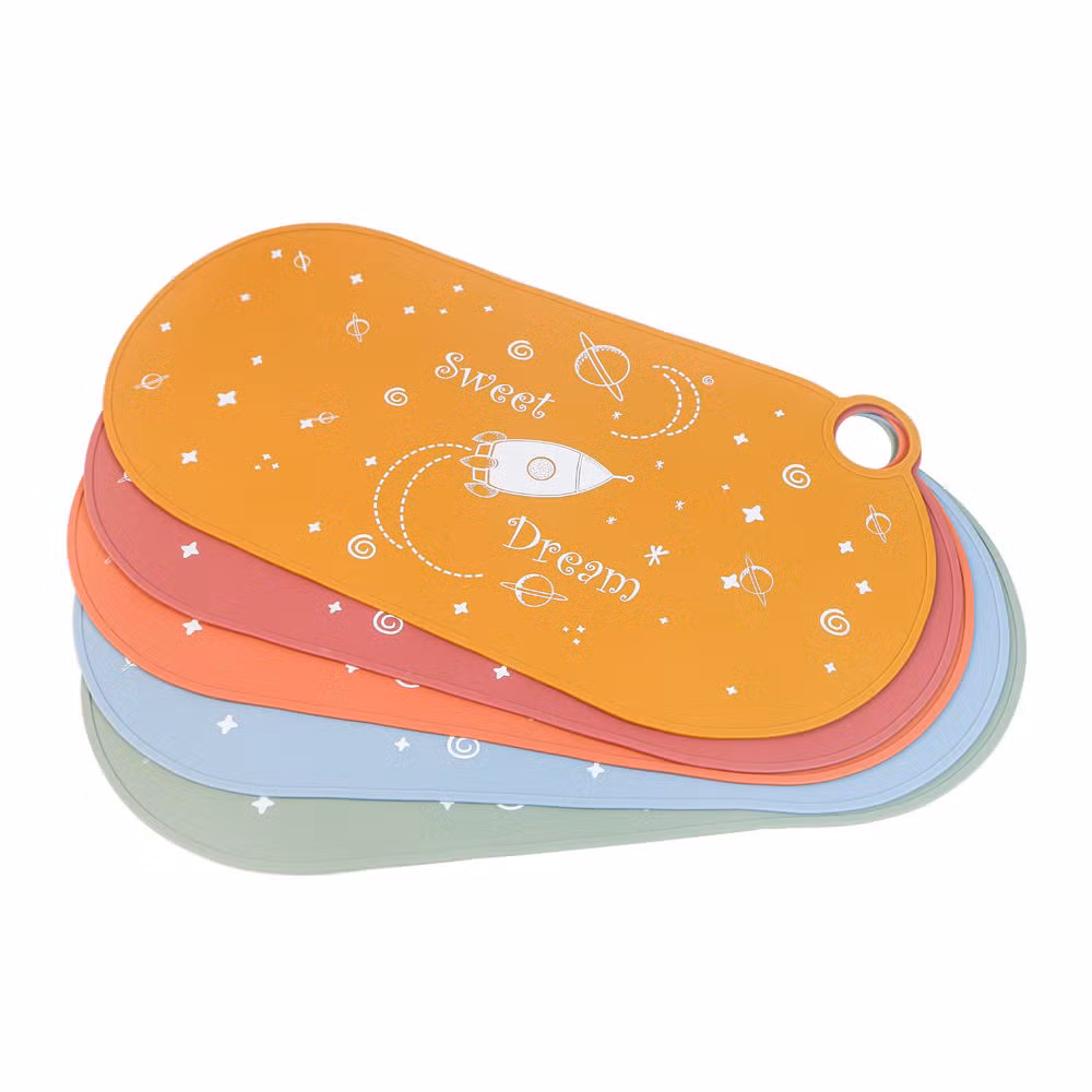 Silicone Baby Placemats Kids Dining Table Place Mats Placemat for Toddlers Kids