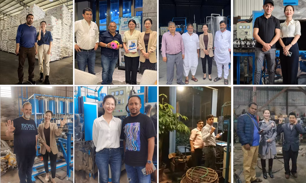 China Automatic Sport Football Tennis Production Line Plstic Ball Making Machine