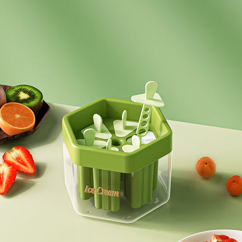 Homemade Popsicle Ice Cream Mold Ice Cream Popsicle Cheese Stick Ice Cube Ice Bucket Easy to Release Ice Tray