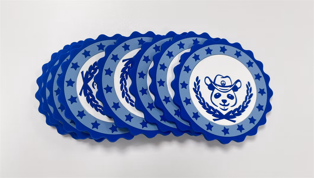 Promotional Gifts Blank Custom Logo Rubber Silicone Cup Holder Coaster for Drinks