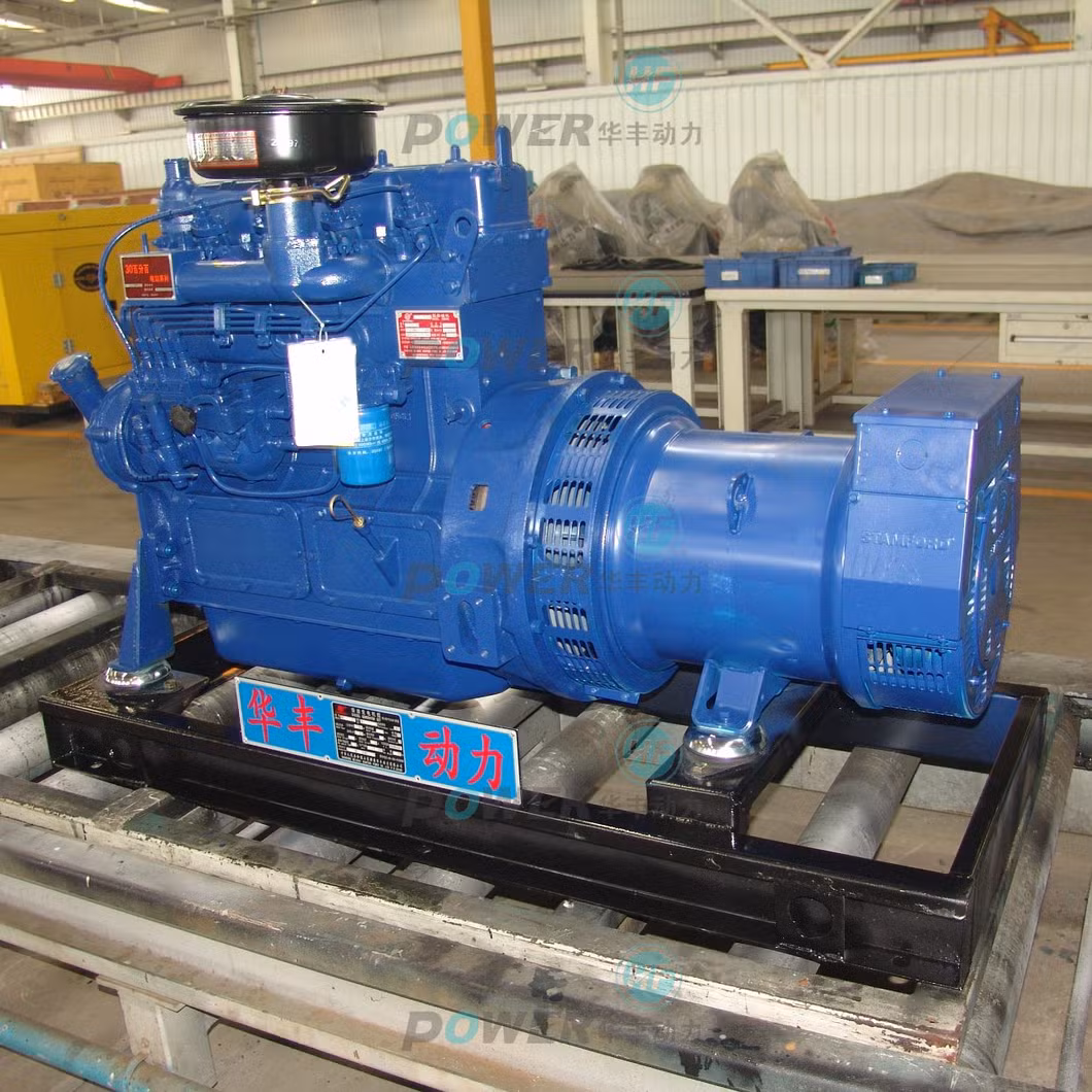 4N100 50kw 62.5kVA for Boat Yacht 50Hz 1500rpm Water Cool Diesel Marine Generator
