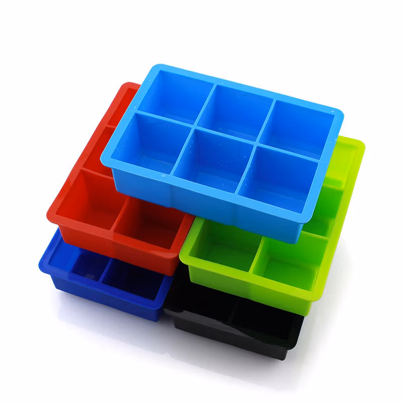 Silicone Ice Cube Trays-Ideal for Whiskey, Cocktails, Soups, Baby Food and Frozen Treats - Flexible and BPA Free Esg11375