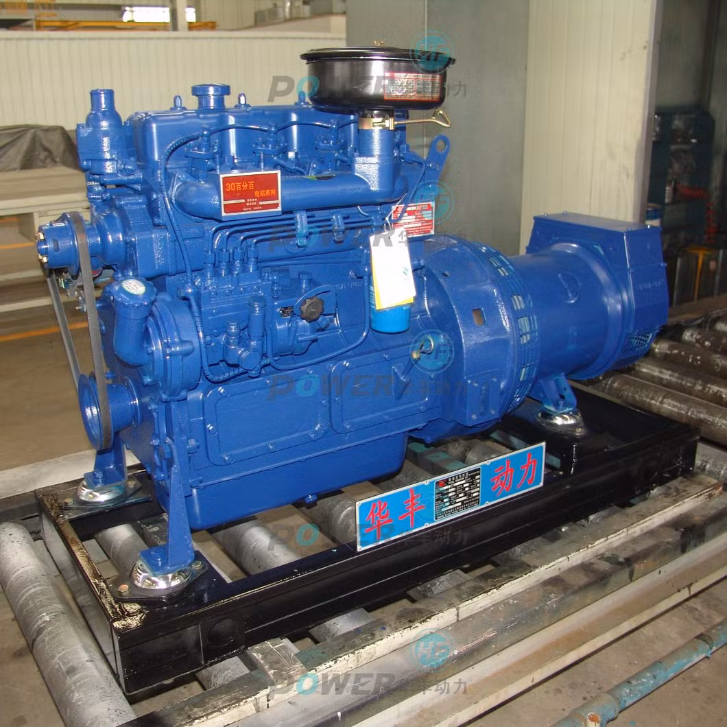 4N100 50kw 62.5kVA for Boat Yacht 50Hz 1500rpm Water Cool Diesel Marine Generator