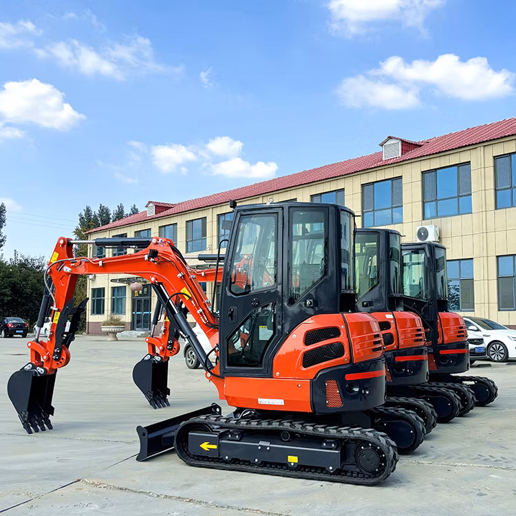 Free Shipping Factory Price Mini Excavator 3.5 Ton EPA Farm Used New Crawler Digger Japan Engine Engine Small Excavators 1 Ton 2 Ton Machine