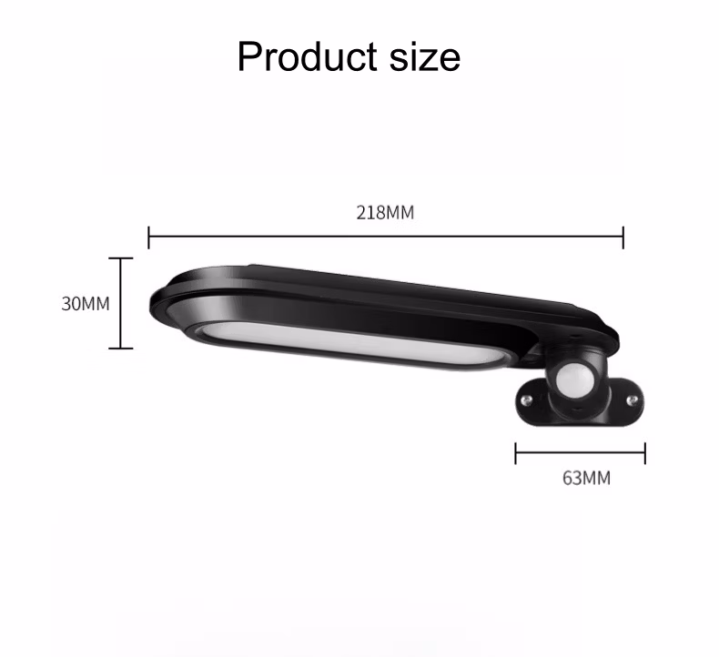 Adjustable Outdoor Energy Saving Lamp Solar Powered Flood Motion Sensor Road Lawn Garden Wall LED Solar Panel Street Light