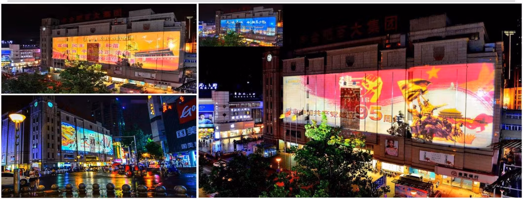 LED Logo Light Projector 6000W Outdoor Building Projector