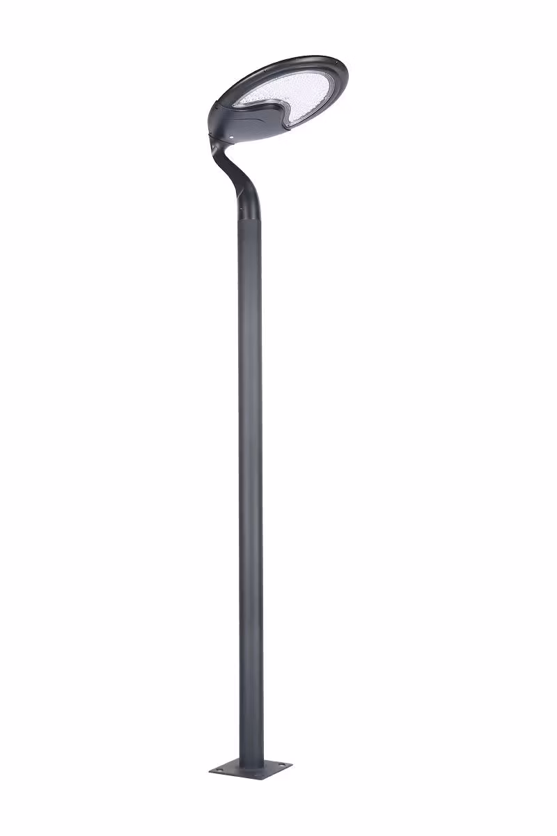 New Style High Power LED Landscape Lighting Outdoor Smart Sensor 3-6m Pole Post Lighting Fixture All in One 25W Solar Garden Light