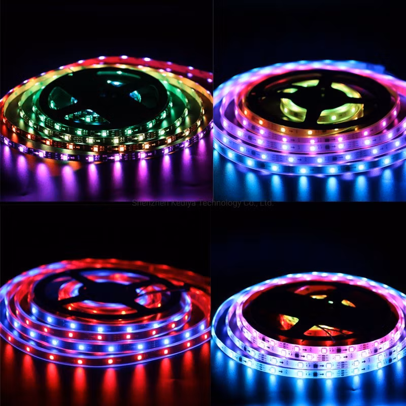 Smart Programmable Addressable RGB Pixel 12V Ws2811 30LEDs 12V RGB TV Backlight Pixels Addressable LED Strip Light