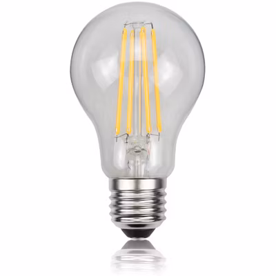 LED Bulb Lamp COB 4W Glass Filament Decoration Gl165 COB LED Light Smoky Glass Edison Bulb E27 B22 Classic Lamp Decoration