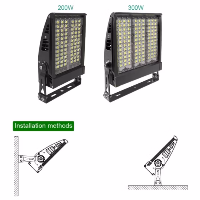 Outdoor Modular Flood Lighting 300W LED High Mast Street Light