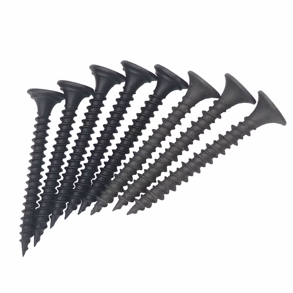 Bugle Head Black Coarse Thread Drywall Screws Coarse Thread Drywall Tornillos