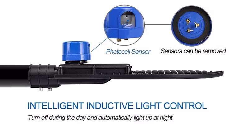 100W 150W Dusk to Dawn Photocell Street Cobra LED Outdoor Light