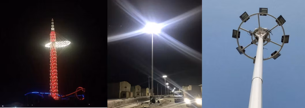 Outdoor 300W-800W Lamp Solar Street Light High Flood Mast Light