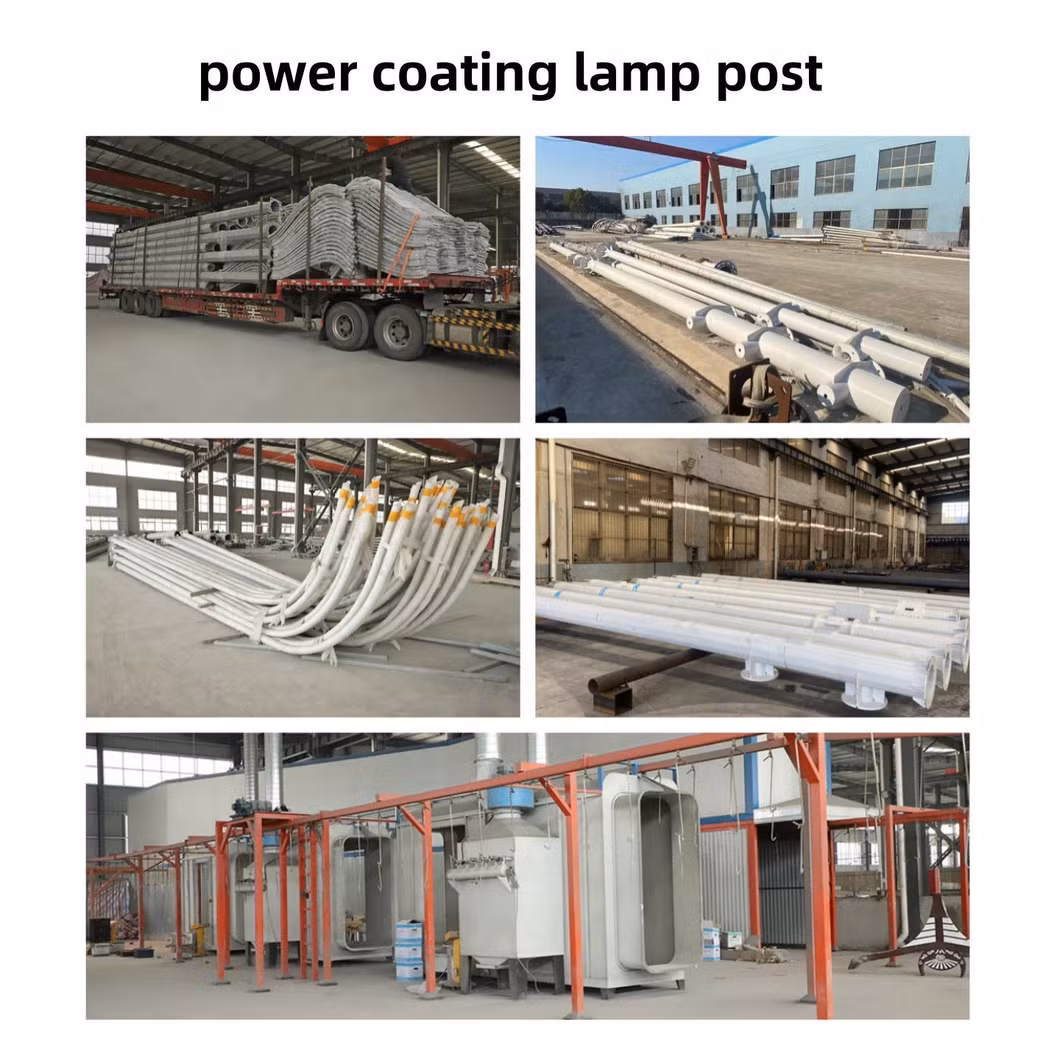Outdoor Customized Aluminum Decorative Stainless Steel Light Pole