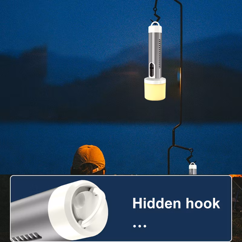 XPE*COB Multifunction Torch Camping Light Type-C Charging Aluminium Alloy+ABS+PP LED Flashlight