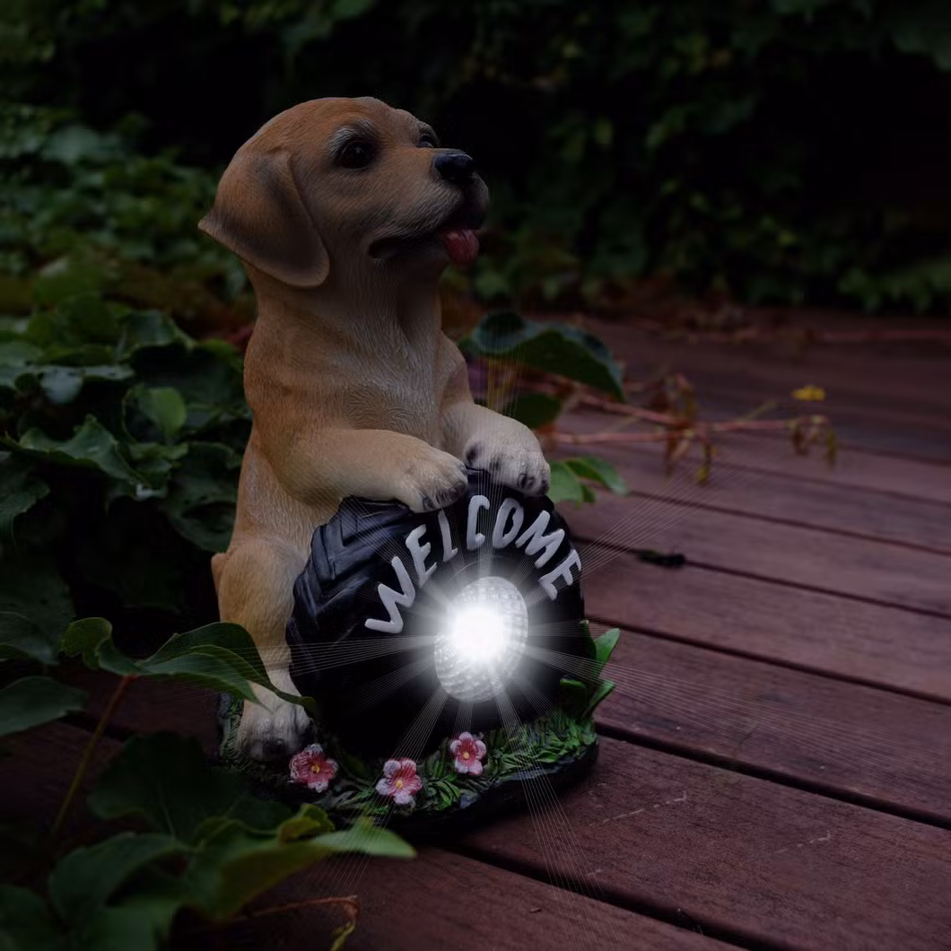 Wholesale Hot Selling Garden Decor - Waterproof Gnomes Garden Decorations, Funny Statues with Solar Light
