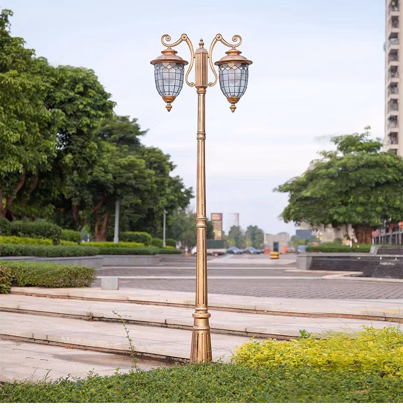 Factory Cheap Modern Landscape Post Top Street Lamp 3m 30W Outdoor LED Garden Lighting Pole Lights LED Lamp