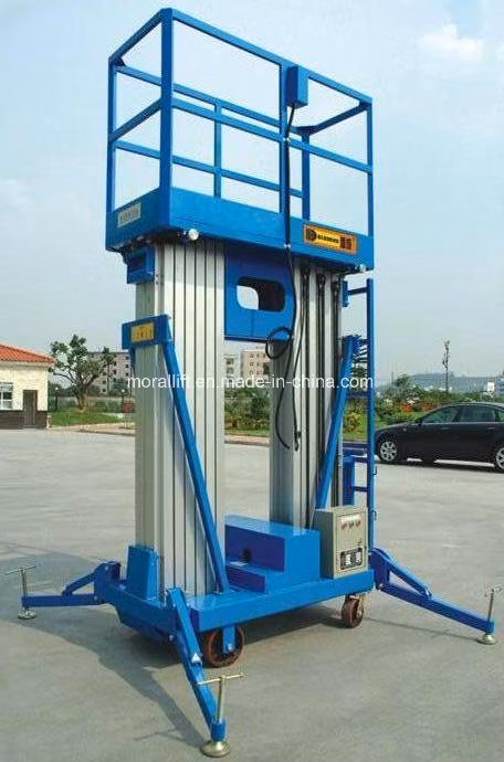 Hydraulic Aluminum Alloy Mast Work Platform Lift