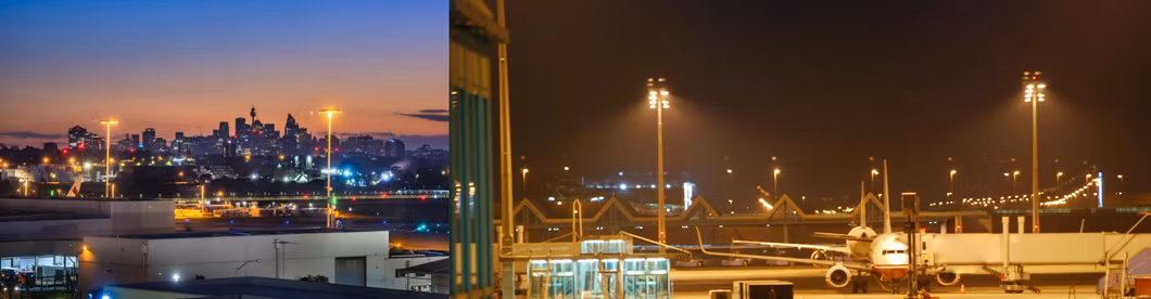 IP66 Diameter 60mm 100mm 400W 600W 800W Waterproof Outdoor Lighting Adjustable LED Flood High Mast Light for Airport Sports Stadium Wharf Road Street