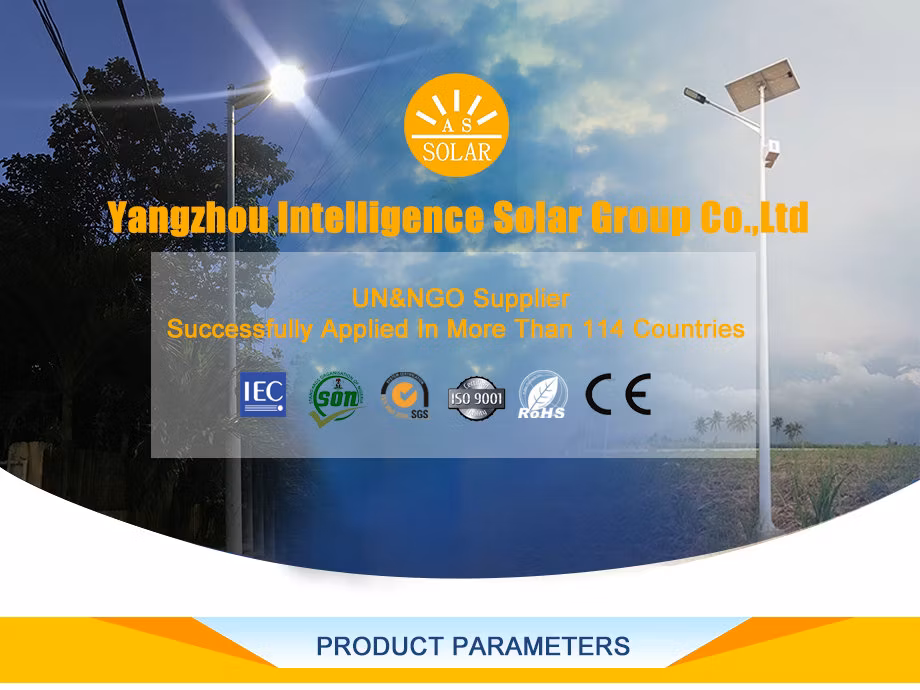 15m 18m 20m 25m 30m High Mast Solar LED Lights with LED Flood Lights