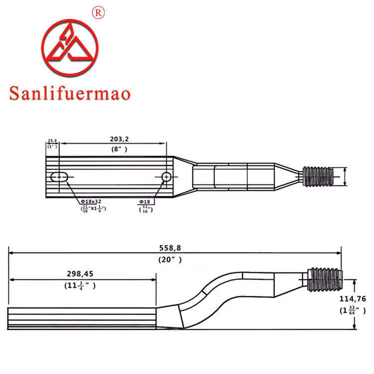 Forging Hot-DIP Galvanized Steel Offset Pole Top Pin