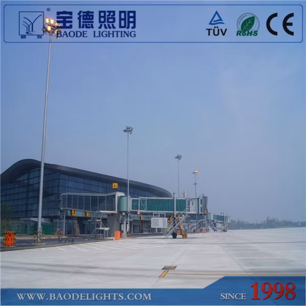 Baode Lights Outdoor 25m 400W LED Flood High Quality Multisided LED High Mast Light System
